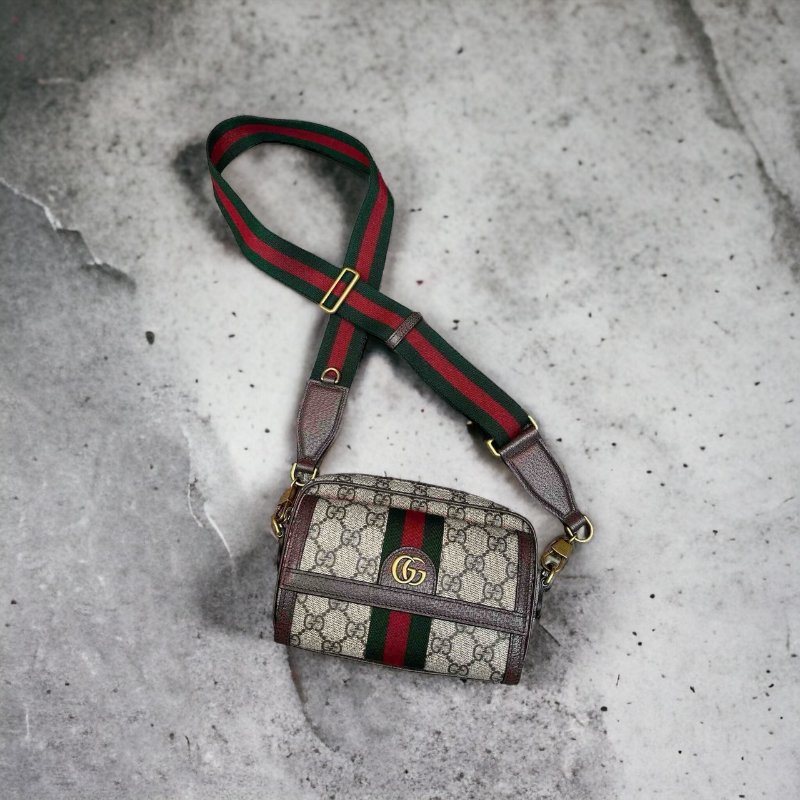 Gucci ‎746308 中性款 Ophidia GG相機包《2024季度新品》-1