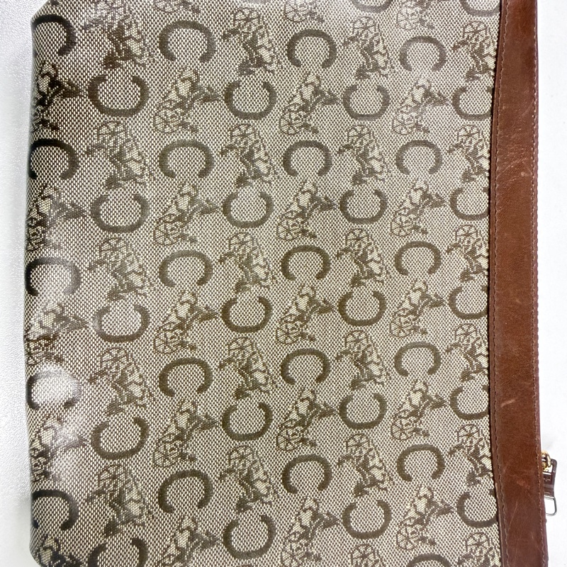 Celine Macadam Pouch 賽琳中古馬車化妝袋-5