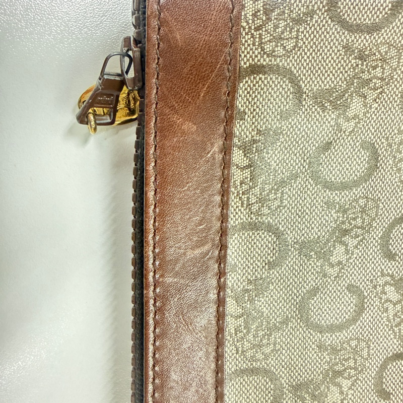 Celine Macadam Pouch 賽琳中古馬車化妝袋-19