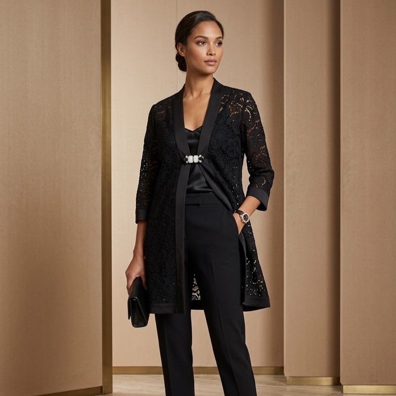 1）義大利精品Clips黑色蕾絲外套 M-L皆可穿 近新-1