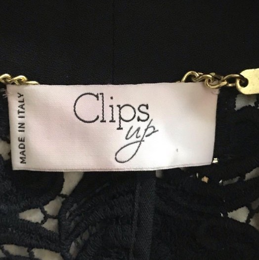 1）義大利精品Clips黑色蕾絲外套 M-L皆可穿 近新-5