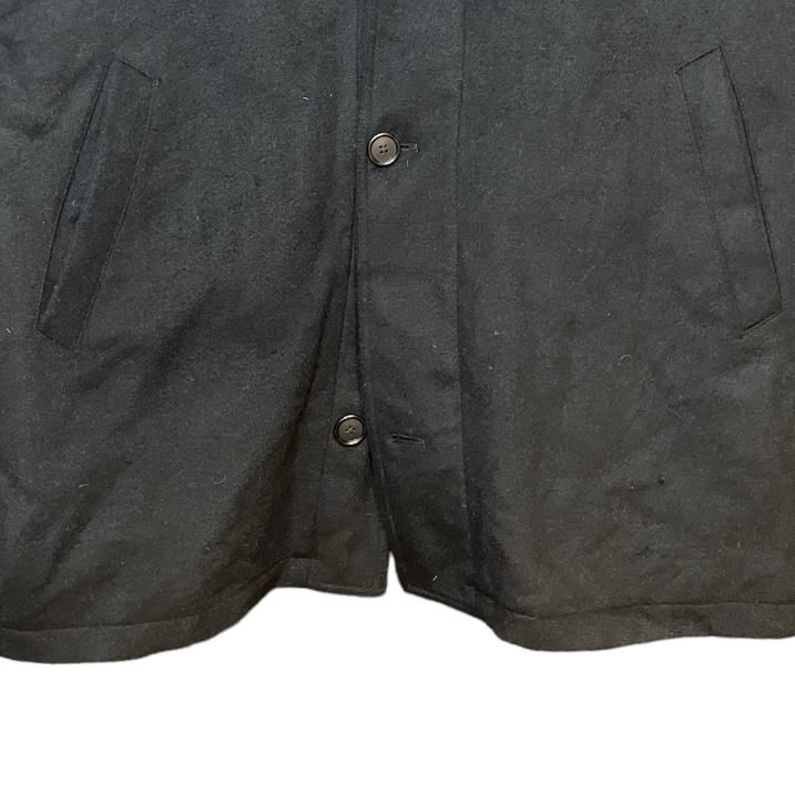 顛復古⚡️Ralph Lauren設計系列綠標Lauren黑色羊毛鋪棉大衣❤️古著男女皆可F1214008-11