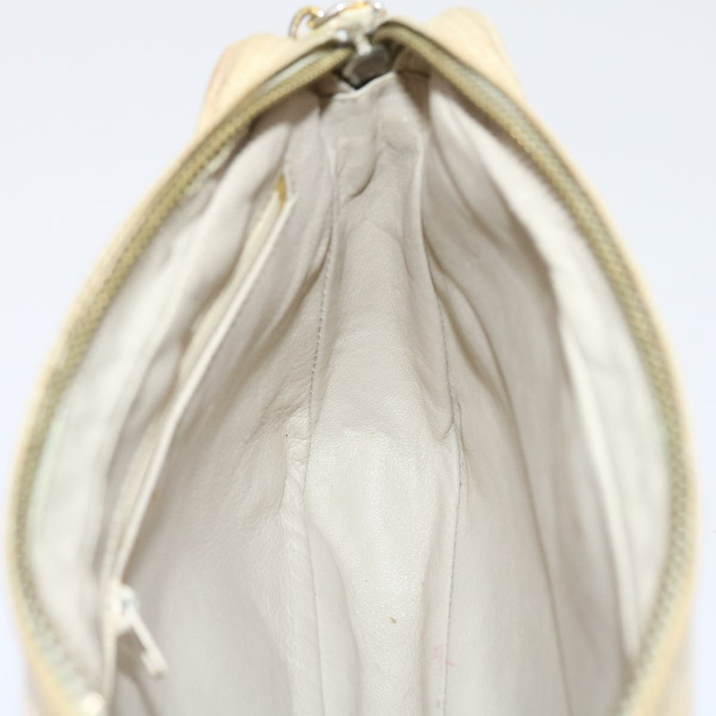 【日本直送】香奈兒 Matelasse 鏈條肩背包 米色 CC Auth fm2795-21