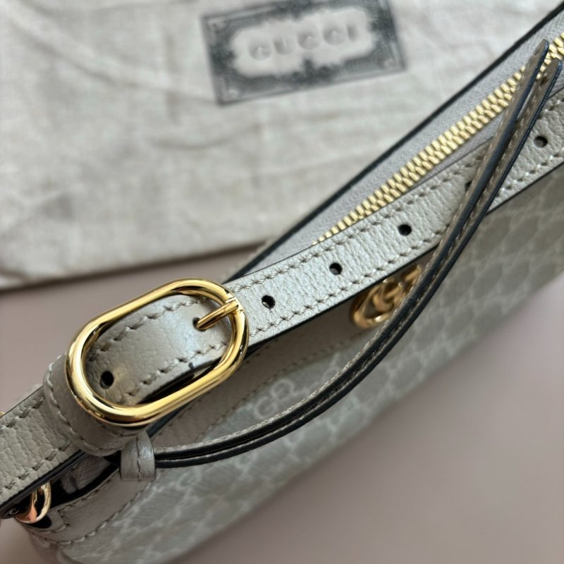 ::GUCCI:: 735145 OPHIDIA 米色腋下包 小型手袋-8