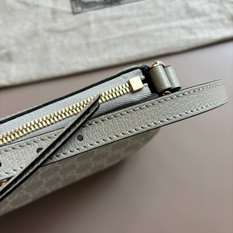 ::GUCCI:: 735145 OPHIDIA 米色腋下包 小型手袋-9