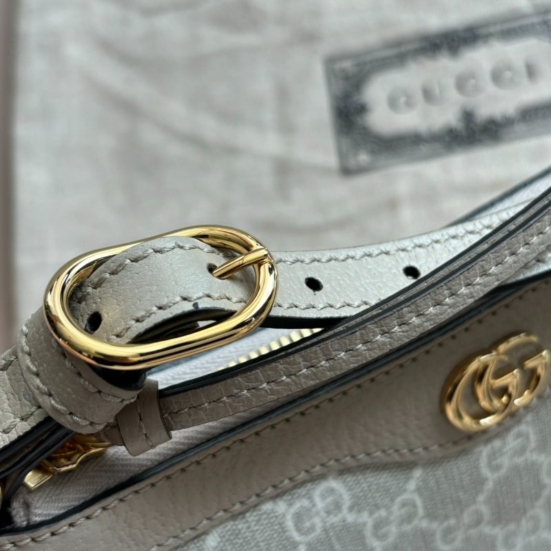::GUCCI:: 735145 OPHIDIA 米色腋下包 小型手袋-10