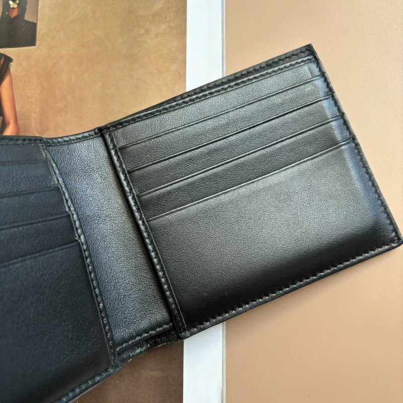 ::DIOR:: 藍白緹花對開短夾-3