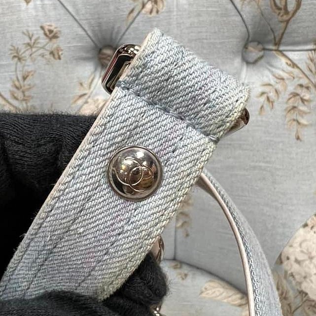 Chanel超級特別罕見的丹寧美包-10