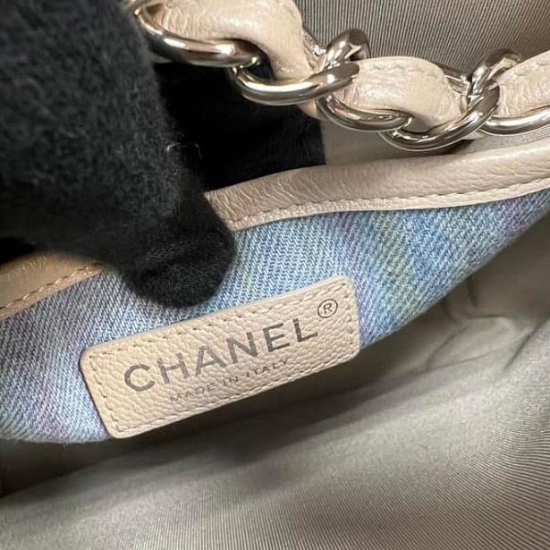 Chanel超級特別罕見的丹寧美包-14