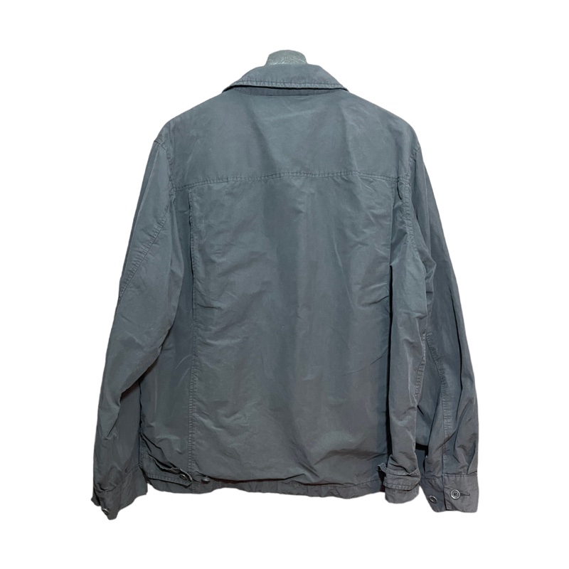 顛復古⚡️90年代Ralph Lauren深藍色系經典立領法國版哈靈頓外套❤️古著男女皆可F1218001-8