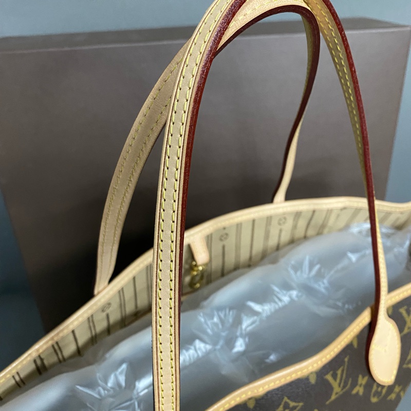 🔥🔥🔥全新LV Neverfull  經典老花款購物包 中款-9