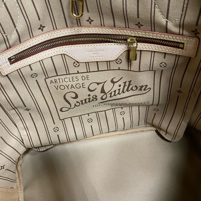 🔥🔥🔥全新LV Neverfull  經典老花款購物包 中款-13