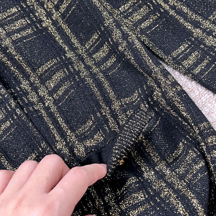 3.1 PHILLIP LIM 黑x古銅羊毛針織小外套-6