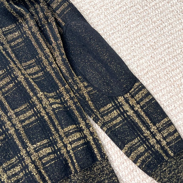 3.1 PHILLIP LIM 黑x古銅羊毛針織小外套-7