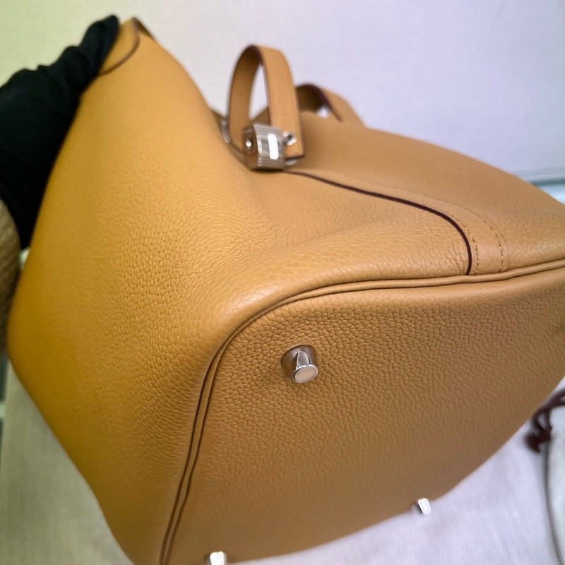 Hermes Picotin 22 / P22 菜籃子 芝麻色銀扣-3