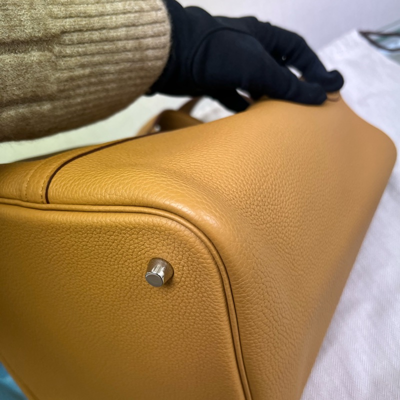 Hermes Picotin 22 / P22 菜籃子 芝麻色銀扣-4