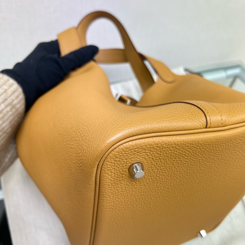 Hermes Picotin 22 / P22 菜籃子 芝麻色銀扣-5
