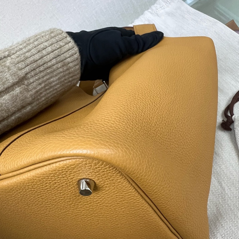 Hermes Picotin 22 / P22 菜籃子 芝麻色銀扣-6