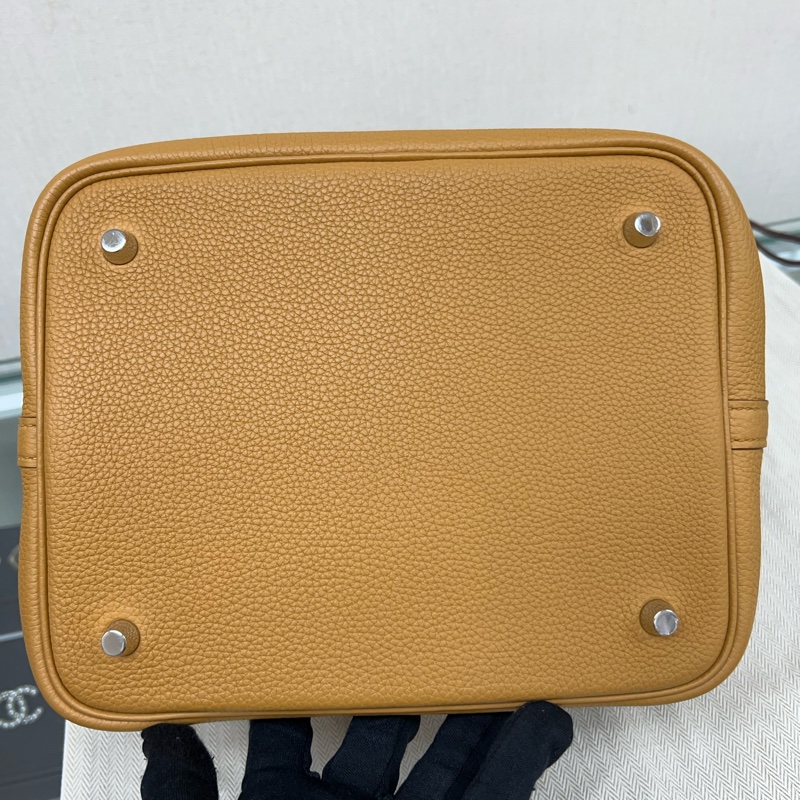 Hermes Picotin 22 / P22 菜籃子 芝麻色銀扣-7