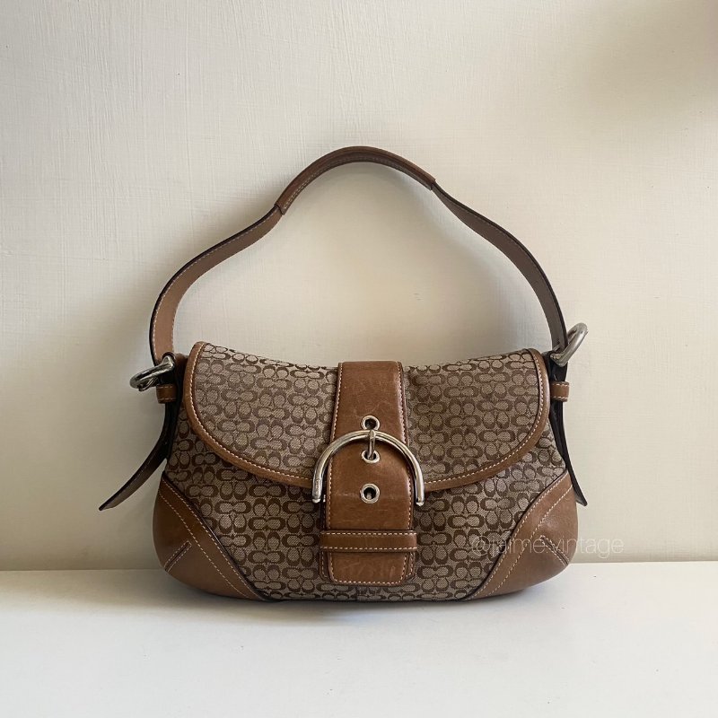 J’aime Vintage | Coach Vintage Soho Bag 復古老花棕 小款-0