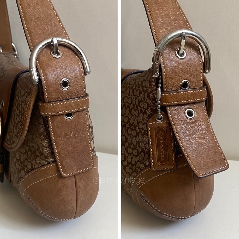 J’aime Vintage | Coach Vintage Soho Bag 復古老花棕 小款-4