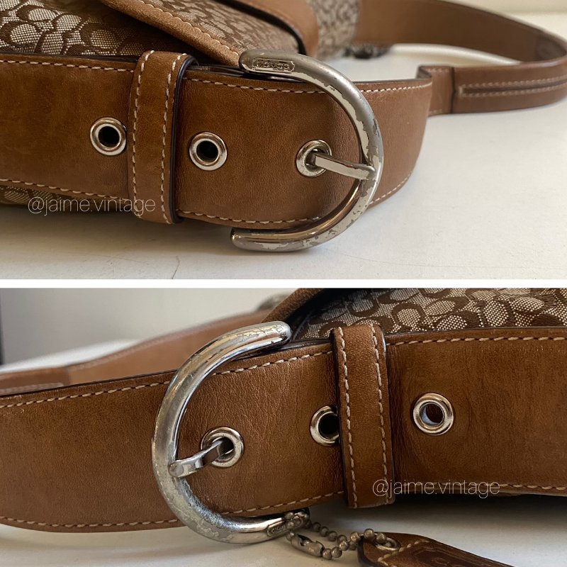 J’aime Vintage | Coach Vintage Soho Bag 復古老花棕 小款-5