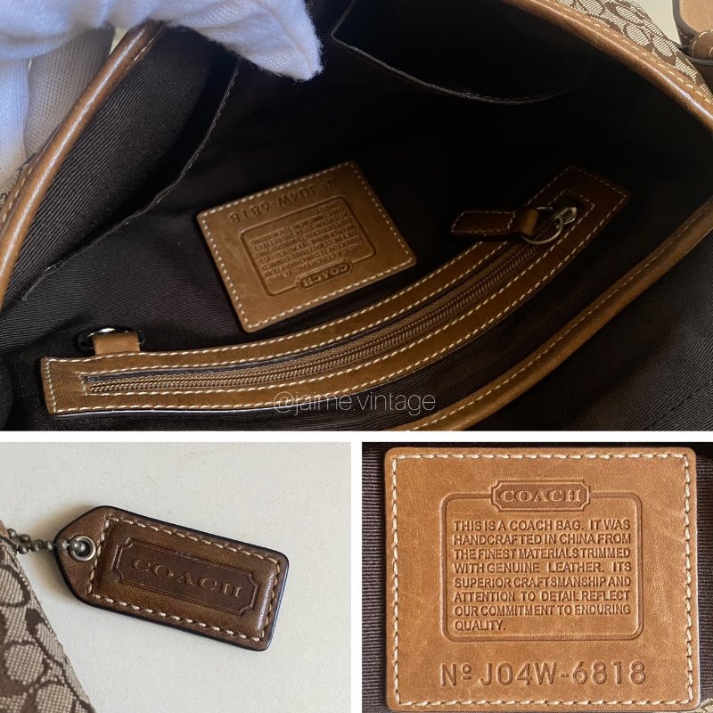 J’aime Vintage | Coach Vintage Soho Bag 復古老花棕 小款-7