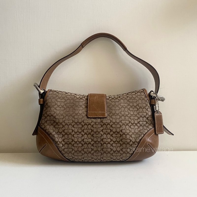 J’aime Vintage | Coach Vintage Soho Bag 復古老花棕 小款-8