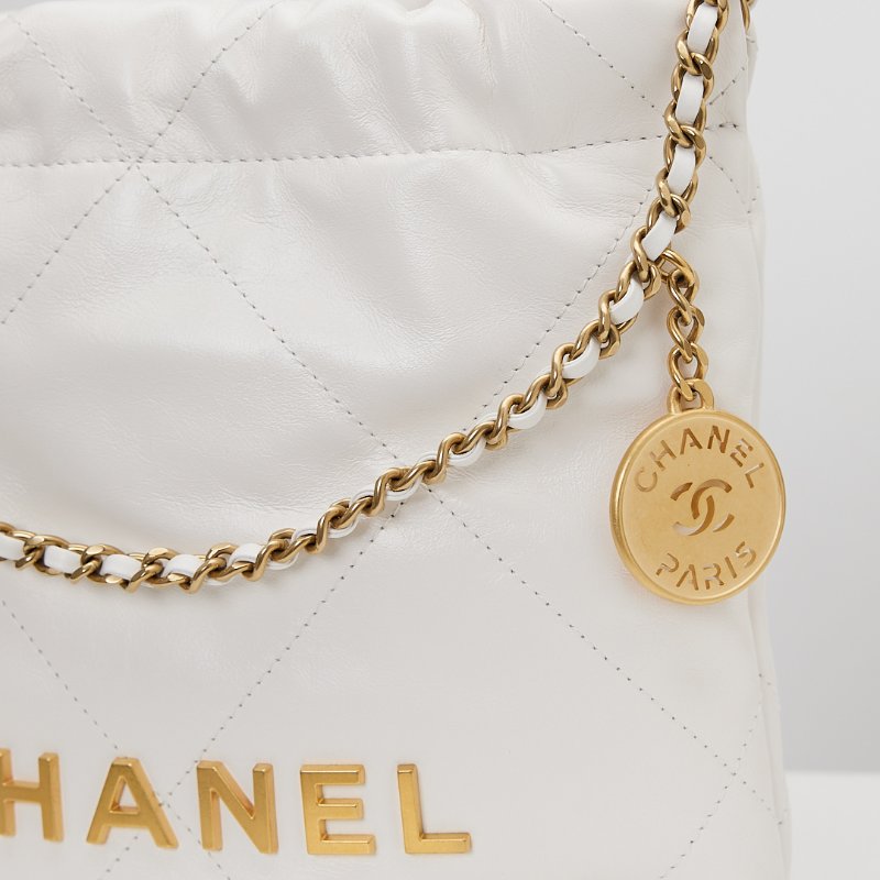 Chanel mini 22bag 新款白金-16