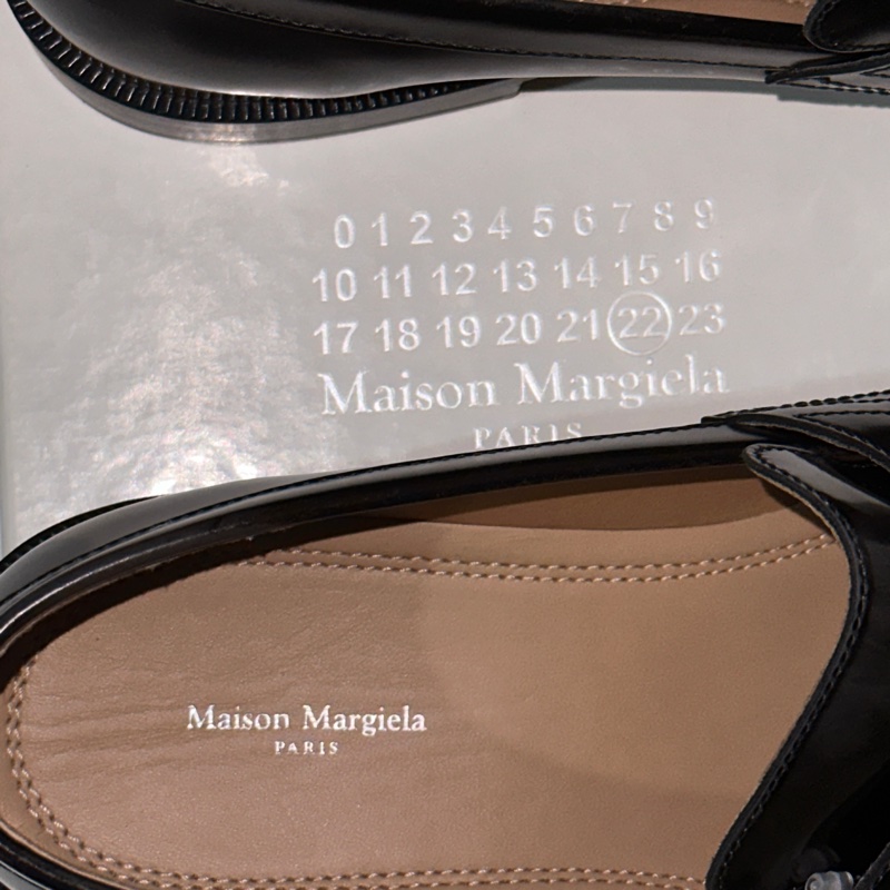Maison Margiela tabi 德比男皮鞋-13