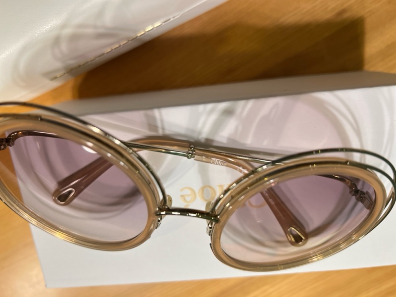 Chloe Carlina粉膚色太陽眼鏡-3