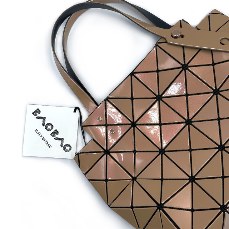 三宅一生 Carat 4x4手提包 - 米色-3