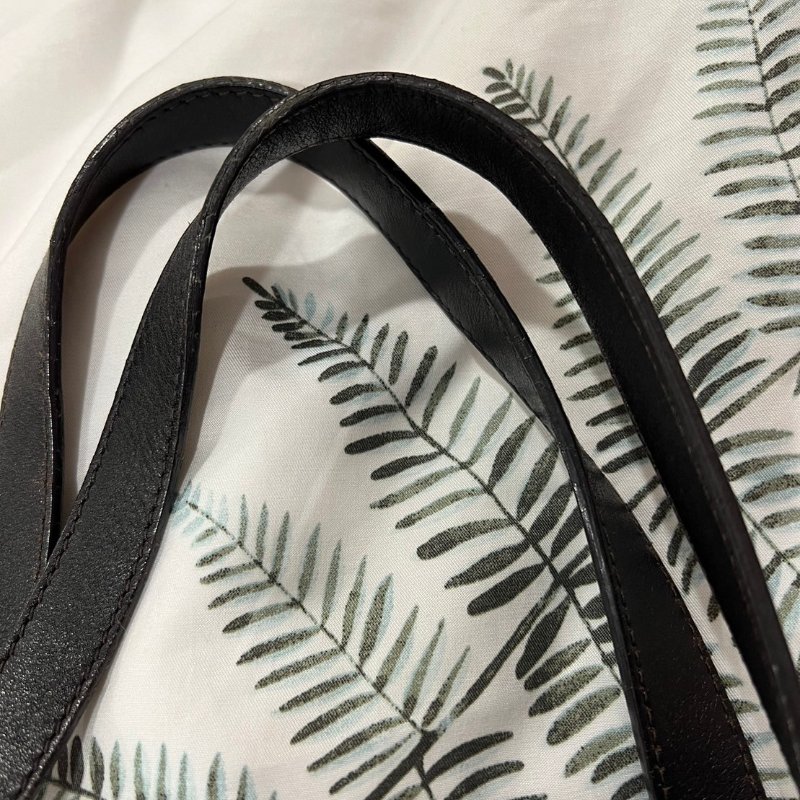 二手GUCCI GG 真皮壓紋托特包 -深咖啡色-5