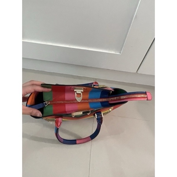 Valentino限量卯釘手提側背帶包-8