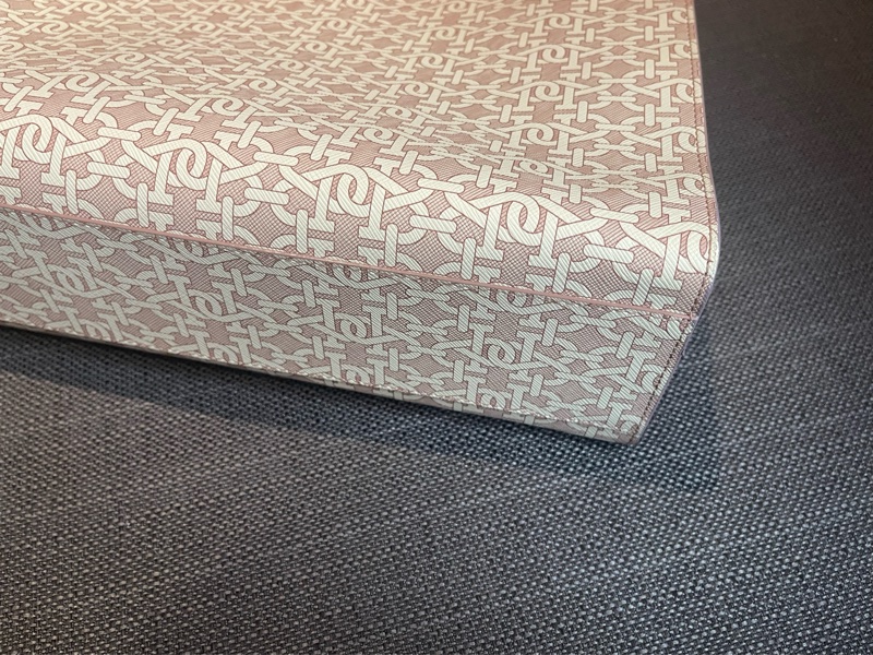 Bally Crystalia粉色Logo皮標牛皮托特包-10