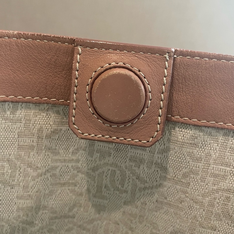 Bally Crystalia粉色Logo皮標牛皮托特包-20