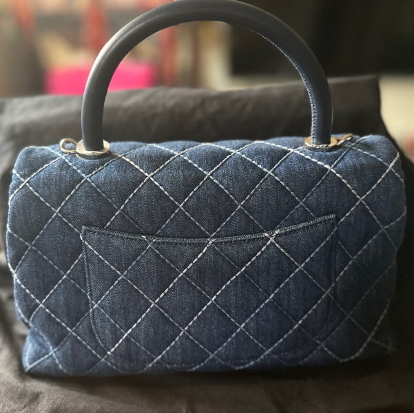 Chanel香奈兒 cocohandle 牛仔單寧-13