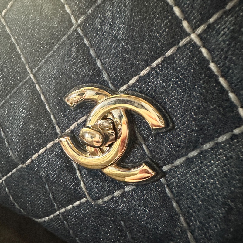 Chanel香奈兒 cocohandle 牛仔單寧-31