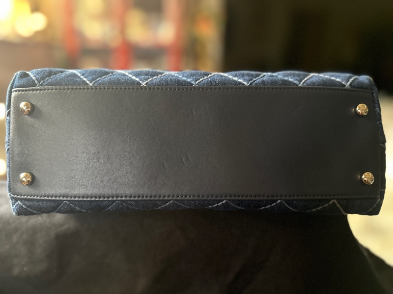 Chanel香奈兒 cocohandle 牛仔單寧-8