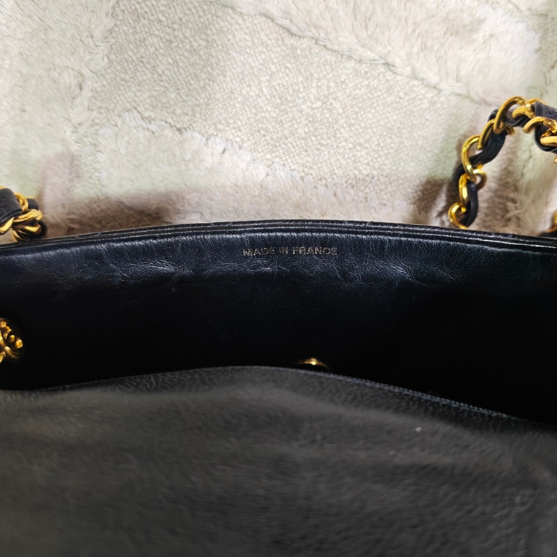 Chanel 荔枝牛皮貝嫂方胖 標齊-74