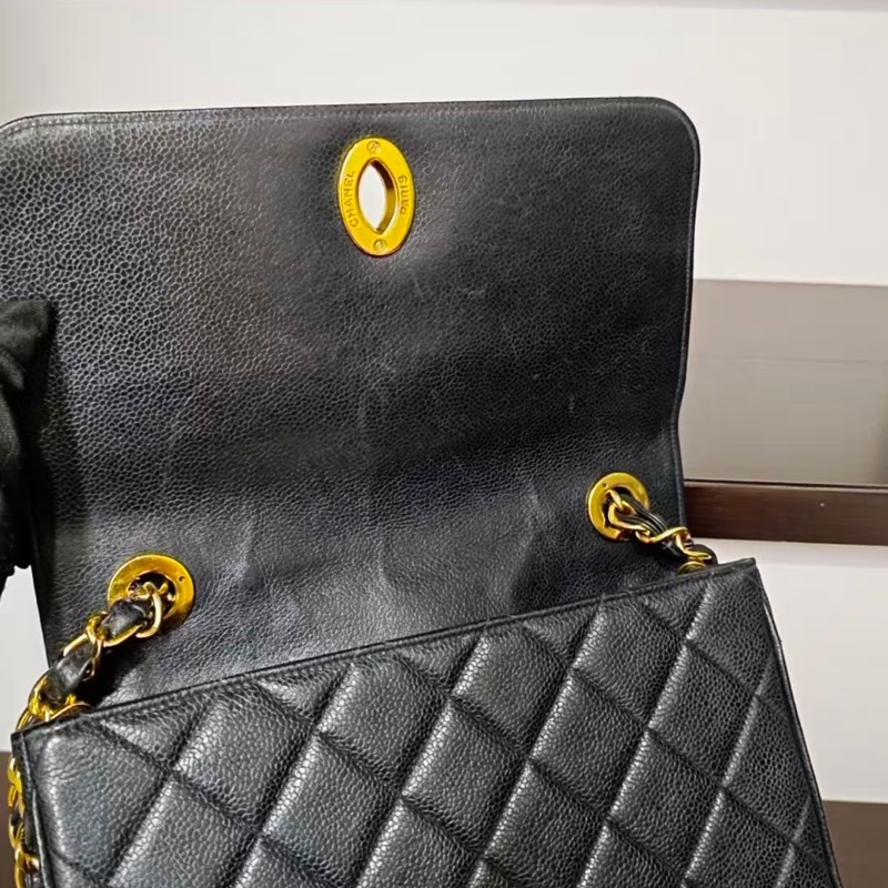 Chanel 荔枝牛皮貝嫂方胖 標齊-79