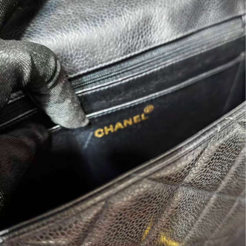 Chanel 荔枝牛皮貝嫂方胖 標齊-82