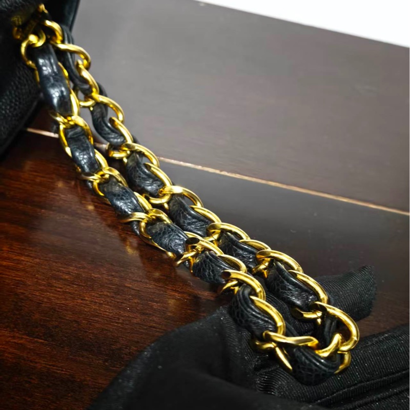 Chanel 荔枝牛皮貝嫂方胖 標齊-89
