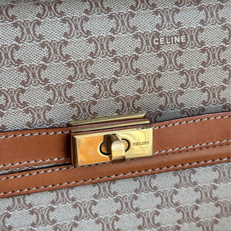 稀有天菜 Celine 中古米花迷你Kelly-22
