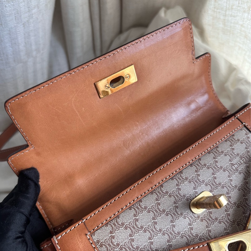 稀有天菜 Celine 中古米花迷你Kelly-24