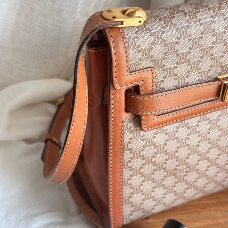 稀有天菜 Celine 中古米花迷你Kelly-27