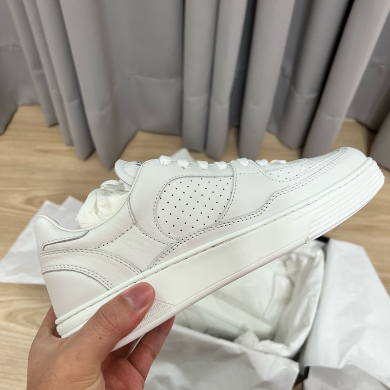 CHANEL 23A双C logo 經典小白鞋-4