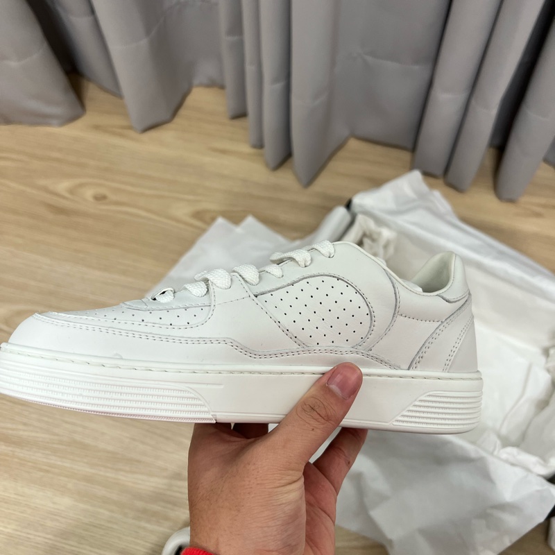 CHANEL 23A双C logo 經典小白鞋-9