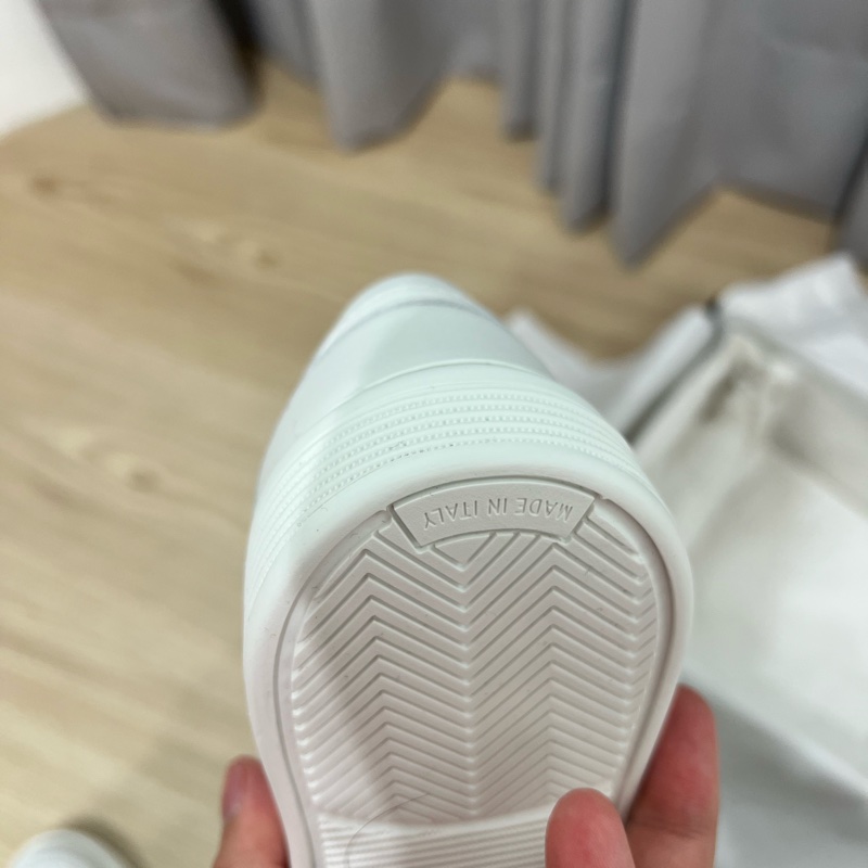 CHANEL 23A双C logo 經典小白鞋-12