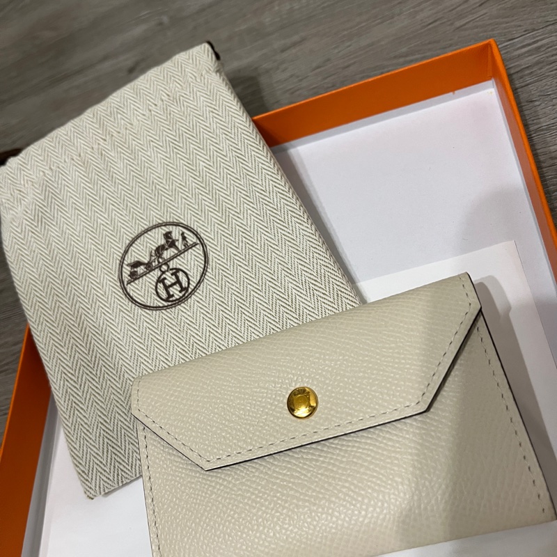 全新 Hermès Kelly pocket belt 18 愛馬仕皮帶腰包奶昔白-4